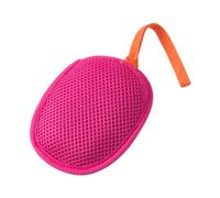 FLCPJGV Sacchetto Sapone Mesh Sacchetto Porta Sapone Bar Porta Saponetta Appendibile con Chiusura a Laccio Sacca Salvasapone per Morbidezza Pelle Adatto per L, Rosa Rossa