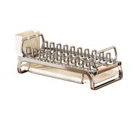 FLCPJGV Scolapiatti Supporto per Utensili Griglia Sgocciolatoio E per Piatti Organizzatore Dal Design Moderno Adatto per Ottimizzare Lo Spazio sul P, L