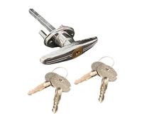 FLCPJGV Serratura Garage Porta Blindata Kit Serratura a Croce Cilindro Ottone Accessori Ricambio Materiale Metallico Adatto per Sicurezza Garage Magazzini Dep, con 4 Chiavi