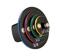 FLCPJGV Set di 4 Adattatori per Bussole a Impatto, Convertitore Compatibile con Chiavi/utensili a Batteria, Adattatore a Cricchetto per Utensili Da Bricolage, Colorato