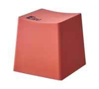 FLCPJGV Sgabello da bagno, sgabello per cambiare le scarpe, a gradini, poggiapiedi per ufficio sotto la scrivania, Rosso