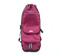FLCPJGV Skateboard Carrier Borsa Porta Longboard Zaino Capiente Tela Impermeabile Compartimenti Organizzati Spallacci Sagomati Adatto per Viaggi Spostamenti Quotidiani, Rosso Vino, 122-36cm