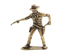 FLCPJGV Statua Da Cowboy Occidentale, Statuetta in Ottone, Figura Decorativa Da Collezione, Feng Shui, per Ufficio, Soggiorno, Scaffale, Arredamento per, Style B