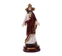 FLCPJGV Statuetta Religiosa, Statua da Tavolo, Fatta a Mano, Artigianato, Decorazione, Ornamento, Scultura in Miniatura, Regalo, Esposizione Interna, G, Gesù