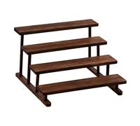 FLCPJGV Supporto Espositivo in Legno per Statuette, Espositore a più Livelli per Profumi, Supporto per Cupcake, Espositore per Gioielli, Ideale per Feste E RI, 4 Livelli