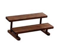 FLCPJGV Supporto Espositivo in Legno per Statuette, Espositore a più Livelli per Profumi, Supporto per Cupcake, Espositore per Gioielli, Ideale per Feste E RI, 2 Livelli