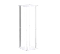 FLCPJGV Supporto per Fiori Trasparente in Acrilico, Piedistallo Geometrico, Vaso, Espositore Decorativo Trasparente, Tavolo Moderno, Adatto per Addio Al, 60 Cm