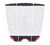 FLCPJGV Tappetino di Trazione per Tavola da Surf, Pad Antiscivolo Autoadesivo per un Controllo Ottimale, Tappetino antiscivolo per tavola da surf in EVA, bianco e nero con accento rosa