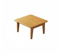 FLCPJGV Tavolino Basso Pieghevole in Bambù Liscio E Angoli Arrotondati per Sala Giapponese Tatami E Uso da Davanzale con Struttura Rinforzata Adatto per Relax, Naturale, 50 37 26.2cm