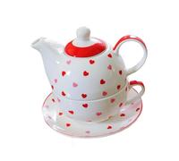FLCPJGV Teiera cinese in ceramica con tazza, set per la cucina e l'ospitalità