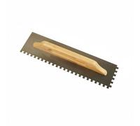 FLCPJGV Tile Grout Attrezzo per Piastrelle Raschietto Fughe Trowel Notched Precisione Applicazione E Comfort Manico Adatto per Costruttori E Appassionati di Fai da Te, 48CM, Denti 15x15