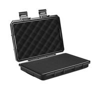 FLCPJGV Valigetta Rigida per Il Trasporto, Impermeabile, Antiurto, Scatola Organizer Sigillata per Strumenti di Precisione E Apparecchiature di, Black M