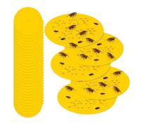 Flea Trap Sticky Discs, 12 pezzi, trappola per pulci per casa, lampade non tossiche con pellicola adesiva per animali domestici, tappeti, soggiorno, camera da letto, corridoi e giardini