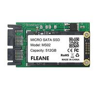 FLEANE 512 GB MS02 MiroSata uSATA 1.8" SSD compatibile con DELL XT1 XT2 IBM X300 X301 T400S T410S Sostituire MK1229GSG MK1629GSG MK2529GSG 1.8" HDD (512GB)