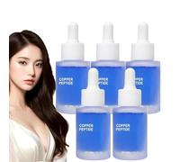 Fleava Advanced Copper Peptide per donne e uomini, Siero per la crescita dei capelli Fleava, Peptidi di rame Fleava per capelli, Siero ai peptidi di rame per la caduta dei capelli (5Pcs)