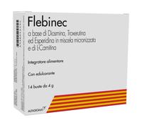Alfasigma Integratore Flebinec per tono venoso e drenaggio linfatico – 14 bustine