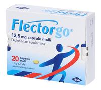 IBSA FlectorGo 12,5mg Diclofenac Epolamina Antidolorifico, 20 Capsule Molli