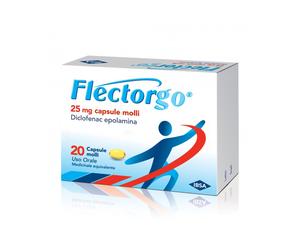 Flectorgo 25 mg Dolore e Infiammazione | 20 Capsule Molli in Offerta