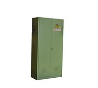 Fleda TRADING Armadio per fitofarmaci in metallo Verde 100x45x200h per aziende agricole, Magazzino