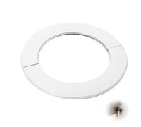 Fledart rosetta per tubo stufa 110mm, rosetta copritubo camino acciaio inox 110 mm, dimensioni 114x156x5mm Resistente al calore per tubo camino (110mm 1pcs)