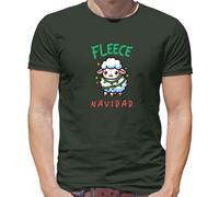 Fleece Navidad - Maglietta Da Uomo - Feliz Christmas Divertente Xmas Felice