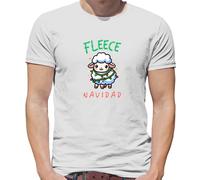 Fleece Navidad - Maglietta Da Uomo - Feliz Christmas Divertente Xmas Felice