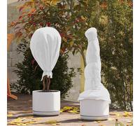 vidaXL Fleece per Piante di Protezione dal Gelo Bianco 100 x 1,6 m, Accessori per Giardino e Terrazzo, Materiali Rustici UV-Resistenti, Protezione Non-Woven per Piante Esterni