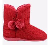 Fleet & Foster Apple Donna Comodo Comfort Maglia Babuccia Slip On Pantofole