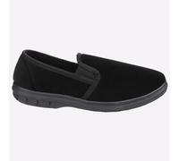 Fleet & Foster John Slippers Uomo Classiche Casual Memory Foam Nero 24308-40101