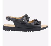 Fleet & Foster Kara Moda Donna Estivo Casual Memoria Schiuma Sandali Nero