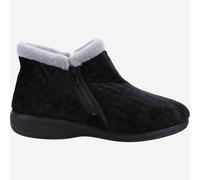 Fleet & Foster Perendale Memory Foam Pantofole Classiche Donna Nero