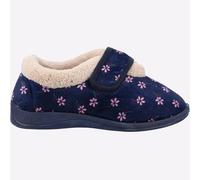 Fleet & Foster Tunnis Pantofole Donna In Memory Foam Touch Fastening Navy