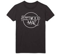 Fleetwood Mac Classic Logo Black autorizzato Uomo maglietta