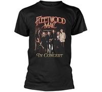 Fleetwood Mac - T-Shirt # S Unisex Black # In Concert