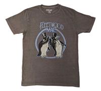 Fleetwood Mac 'Penguins' (Grigio) T-Shirt - NUOVO E UFFICIALE