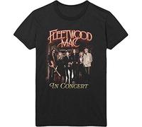 Fleetwood Mac - T-Shirt # S Unisex Black # In Concert