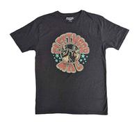 Fleetwood Mac T Shirt Stars And Penguins Band Logo Nuovo Ufficiale Unisex Nero Size L
