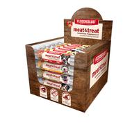 Fleischeslust meat & treat 33 x 80 g Snack per cani - Pacchetto Misto I (5 varietà)