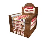 Fleischeslust meat & treat 33 x 80 g Snack per cani - Pacchetto Misto II (4 varietà)