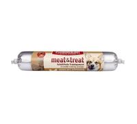 Fleischeslust meat & treat Salsiccia per l'addestramento - Set %: 3 x 80 g Pollo con Fiocchi di Latte