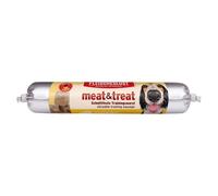 Fleischeslust meat & treat Salsiccia per l'addestramento Snack cane - Set %: 3 x 80 g Salsiccia al Formaggio
