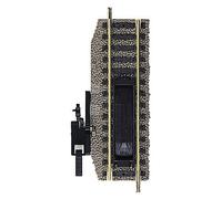 FLEISCHMANN 6114 - Binario con sganciatore manuale e massicciata , mm 100