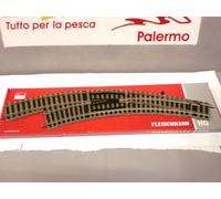 FLEISCHMANN 6174 HO - SCAMBIO IN CURVA SX CON MASSICCIATA