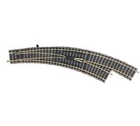 Fleischmann 6175 H0 - Deviatoio destro curvo comando manuale 1 pezzo