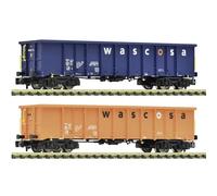 Fleischmann 6660140 N 2 pz. Kit: Vagone merci aperto, Wascosa