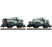 Fleischmann N 881906 Set 2 Vagone Cisterna Bp DB Epoche III Nuovo 1:160