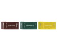 Fleischmann N 910220 - Set Di 3 Pezzi: Contenitore 20’, Ep. IV-VI Nuovo