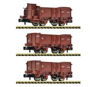 6660034 Fleischmann FS set 3 carri aperti tipo L 1 con garitta frenatore sca. N