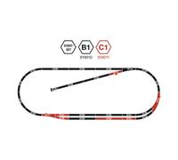 Fleischmann Spur N 919011 Set Di Binari C1 Con Letto