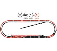 Fleischmann Spur N 919012 Set Di Binari D1 Per Binari Di Sottofondo